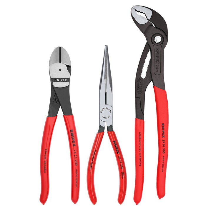 Ens. 3 pinces Kraft2 Knipex - Quincaillerie G.H. Berger
