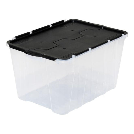 Bac de rangement en plastique transparent 49 L GSC Technologies - Quincaillerie G.H. Berger
