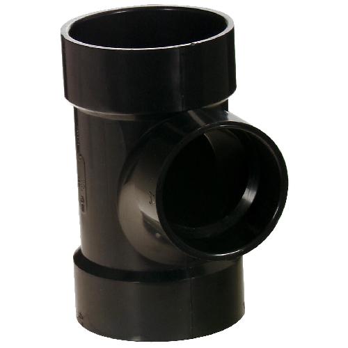 Té en Y ABS, diamètres de 4 po x 4 po x 3 po - IPEX - Quincaillerie G.H. Berger