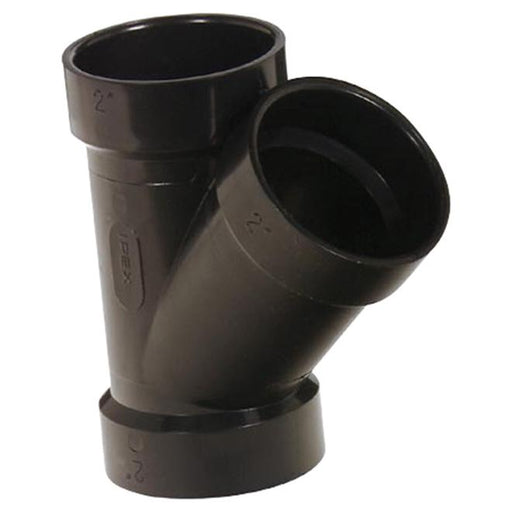 Raccord en Y en ABS, 1-1/2 po, 45 degrés - IPEX - Quincaillerie G.H. Berger