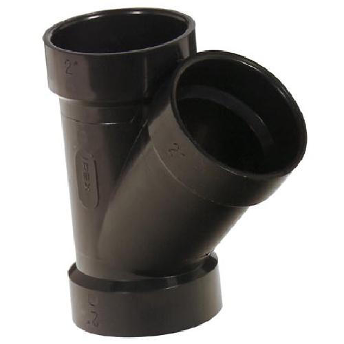 Raccord en Y en ABS, 2 po, 45 degrés - IPEX - Quincaillerie G.H. Berger