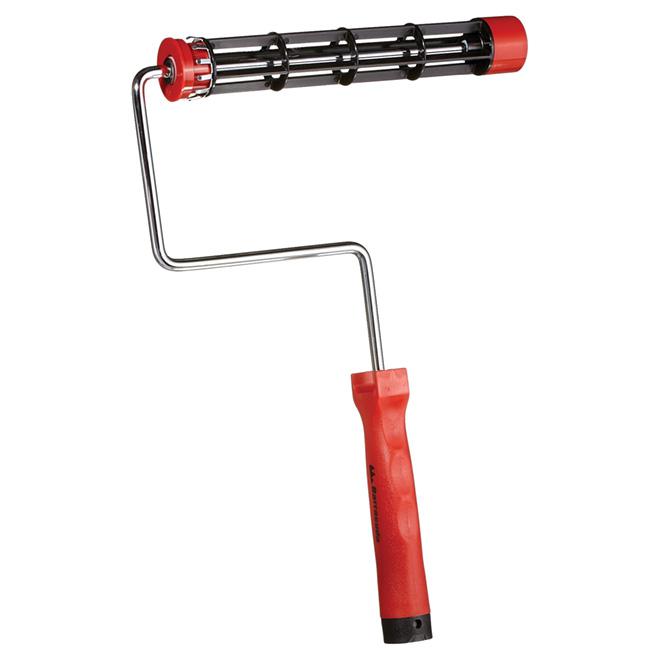 Monture rouleau rouge et noire 9.5" - Quincaillerie G.H. Berger