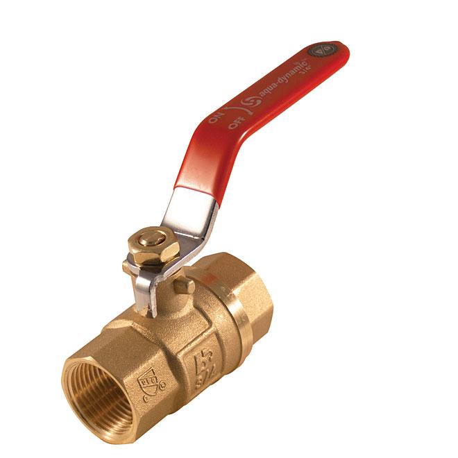 Robinet à bille 3/4" avec poignée droite aqua-dynamic - Quincaillerie G.H. Berger