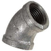 Raccord coude 45° en acier galvanisé 1/2 po – Aqua-Dynamic - Quincaillerie G.H. Berger