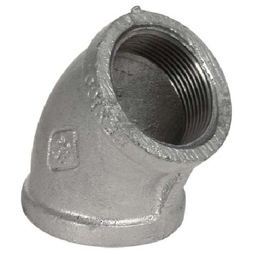 Raccord coude 45° en acier galvanisé 3/4 po – Aqua-Dynamic - Quincaillerie G.H. Berger