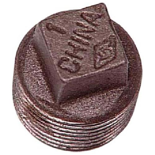 Bouchon à tête carrée en acier noir  — Aqua-dynamic — 1″ - Quincaillerie G.H. Berger