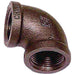 Raccord coude 90° 1 po en acier malléable noir – Aqua-Dynamic - Quincaillerie G.H. Berger