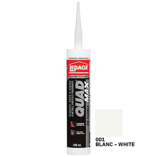 Scellant Quad Max pour portes, fenêtres et parements - 280 mL - Quincaillerie G.H. Berger