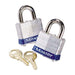 Cadenas en acier laminé en paquet de 2 - Quincaillerie G.H. Berger