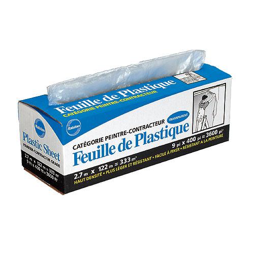 Toile protectrice 9' X 400' - Quincaillerie G.H. Berger