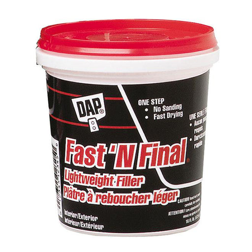 Plâtre à reboucher Fast N Final - 473 mL - Quincaillerie G.H. Berger