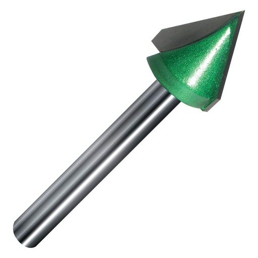 Fer à rainurer en «V» à 60° (1/2"x7/16") à tige 1/4" Powersonic - Quincaillerie G.H. Berger