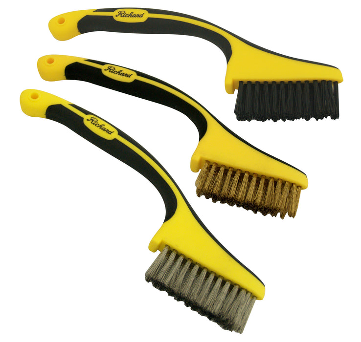 Ens. 3 mini brosses ergonomiques - Quincaillerie G.H. Berger