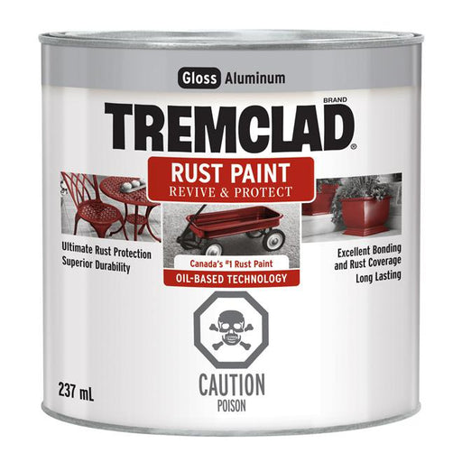 Peinture antirouille Tremclad - Aluminium - Fini lustré - 237ml - Quincaillerie G.H. Berger