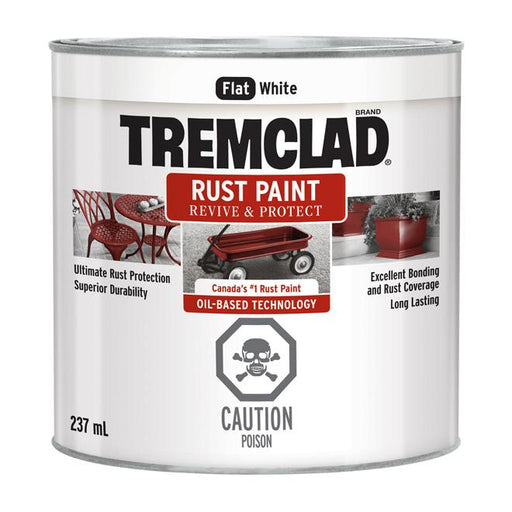 Peinture antirouille Tremclad - Blanc - Fini mat - 237ml - Quincaillerie G.H. Berger