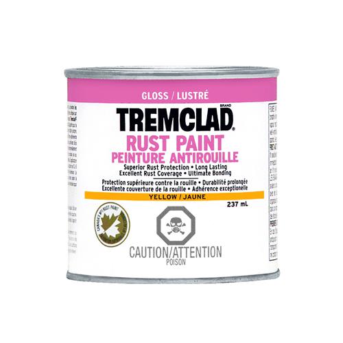 Peinture antirouille Tremclad - Jaune - Fini lustré - 237ml - Quincaillerie G.H. Berger