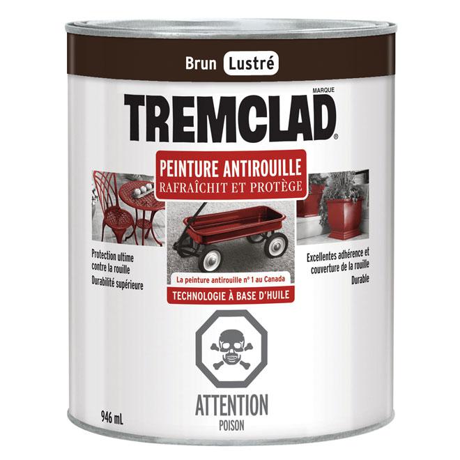 Peinture antirouille Tremclad - Brun  - Fini lustré - 946ml - Quincaillerie G.H. Berger