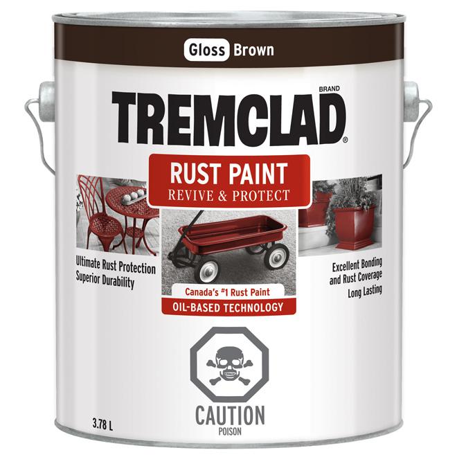 Peinture antirouille Tremclad - Brun  - Fini lustré - 3,78L - Quincaillerie G.H. Berger