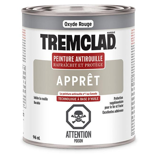 Apprêt antirouille Tremclad - Oxyde rouge - Fini mat - Quincaillerie G.H. Berger