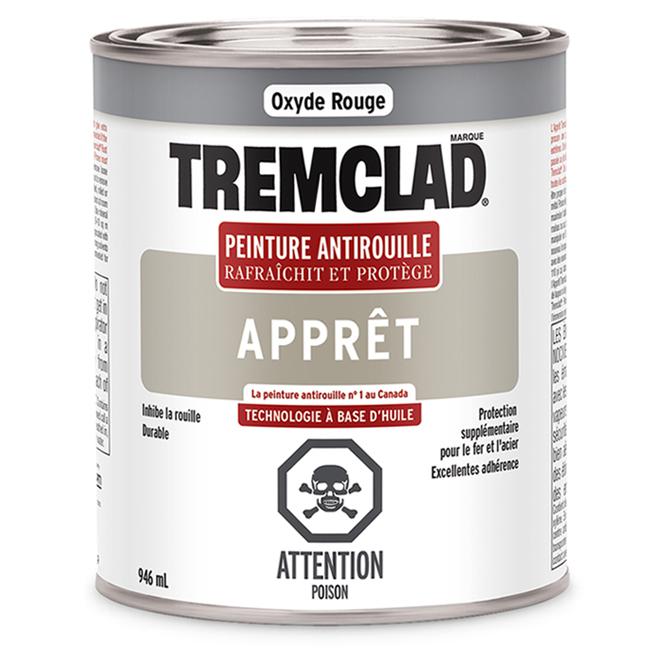 Apprêt antirouille Tremclad - Oxyde rouge - Fini mat - Quincaillerie G.H. Berger