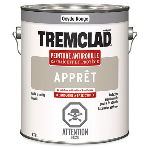 Apprêt antirouille Tremclad - Oxyde rouge - Fini lustré - Quincaillerie G.H. Berger