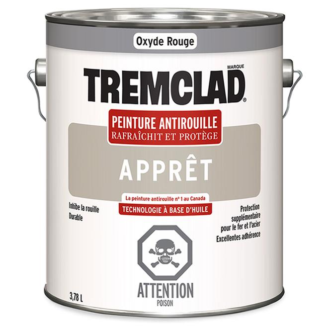 Apprêt antirouille Tremclad - Oxyde rouge - Fini lustré - Quincaillerie G.H. Berger