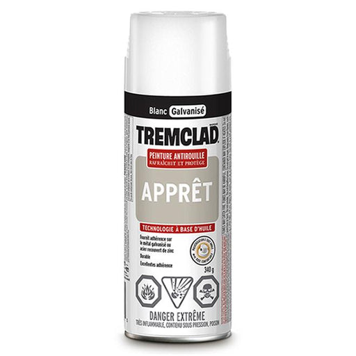 Apprêt antirouille aérosol Tremclad - Blanc - Fini mat - Quincaillerie G.H. Berger