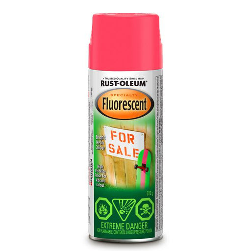 Peinture fluorescente en aérosol - Rose - Quincaillerie G.H. Berger