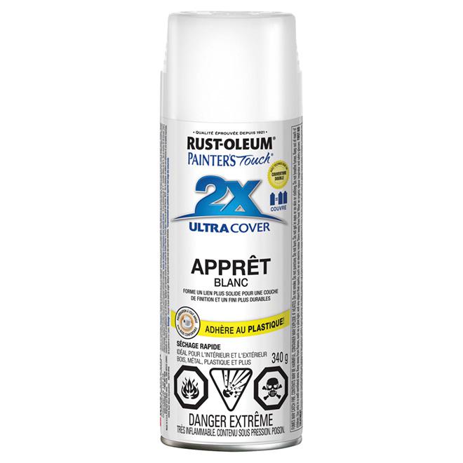 Peinture en aérosol Painter's Touch Ultra Cover apprêt - Blanc - Quincaillerie G.H. Berger