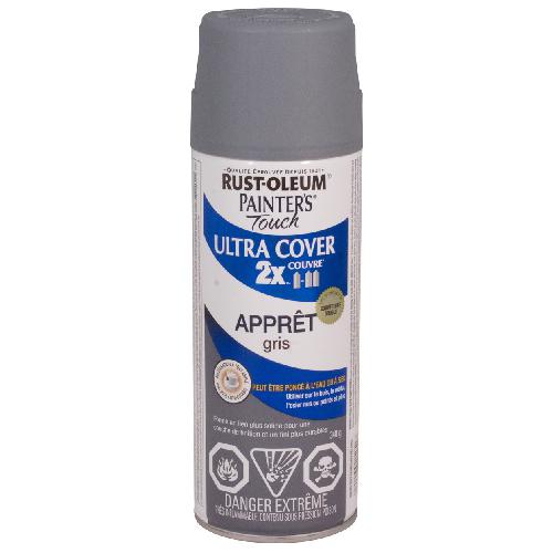 Peinture en aérosol Painter's Touch Ultra Cover apprêt - Gris - Quincaillerie G.H. Berger