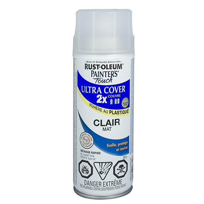 Peinture en aérosol Painter's Touch Ultra Cover mate - Clair - Quincaillerie G.H. Berger