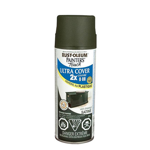 Peinture en aérosol Painter's Touch Ultra Cover satinée - Vert chasseur - Quincaillerie G.H. Berger