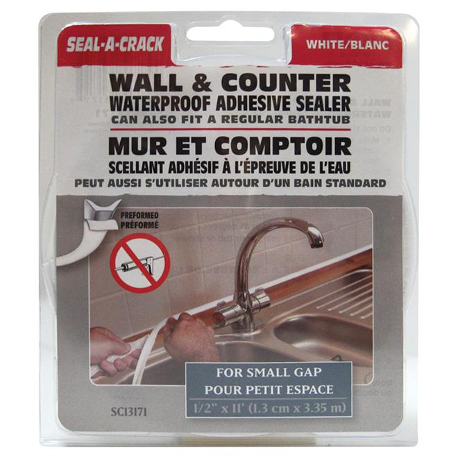Scellant adhésif étroit pour mur et comptoir - Quincaillerie G.H. Berger