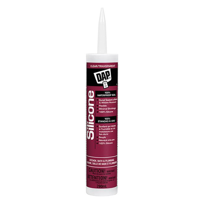 Scellant silicone pour cuisine et salle de bain - Clair - 300 mL - Quincaillerie G.H. Berger
