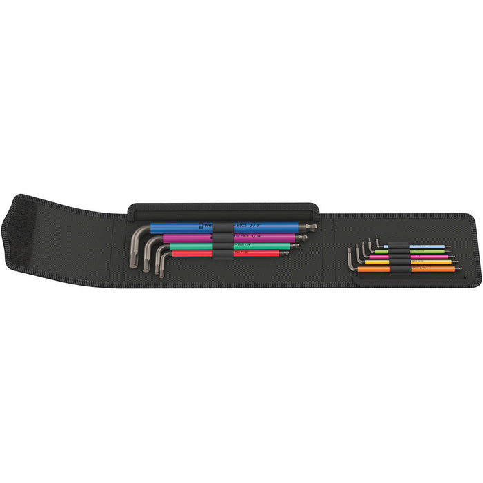 Jeu de 9 clés hex. SAE multicolores Wera - Quincaillerie G.H. Berger