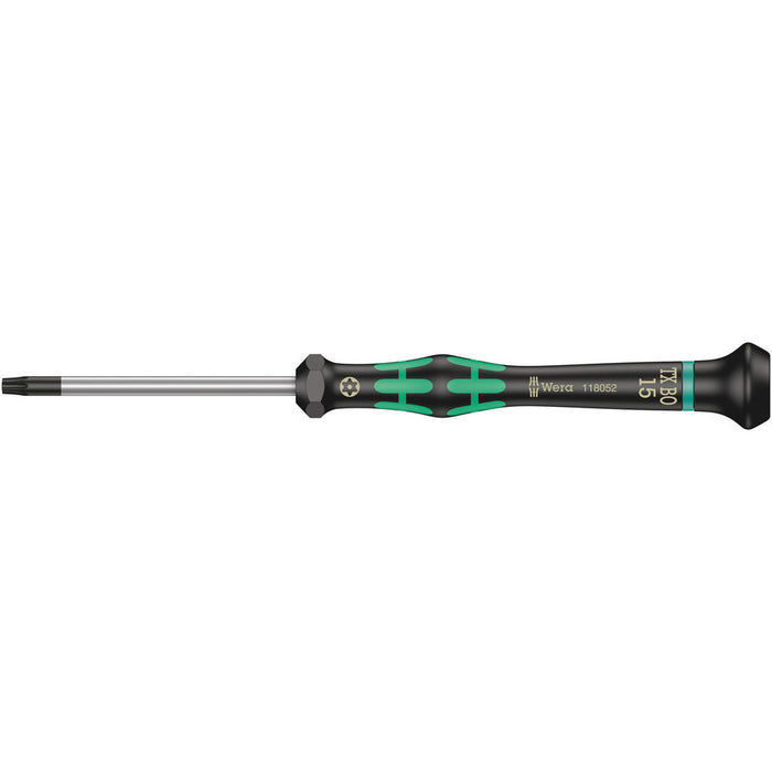 Tournevis de précision 2067 TORX® BO [T15 inviolable] Wera - Quincaillerie G.H. Berger