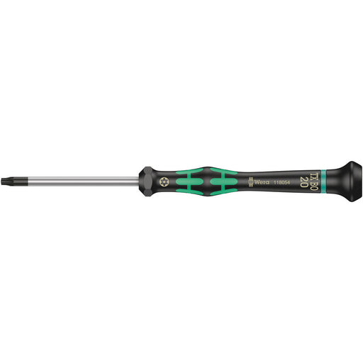 Tournevis de précision 2067 TORX® BO [T20 inviolable] Wera - Quincaillerie G.H. Berger