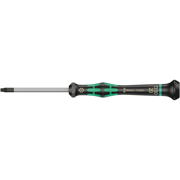 Tournevis de précision 2067 TORX® BO [T20 inviolable] Wera - Quincaillerie G.H. Berger