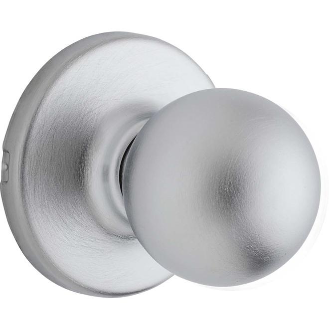 Bouton de passage Yukon - Wiser - Chrome satiné - Quincaillerie G.H. Berger
