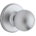 Bouton de passage Yukon - Wiser - Chrome satiné - Quincaillerie G.H. Berger