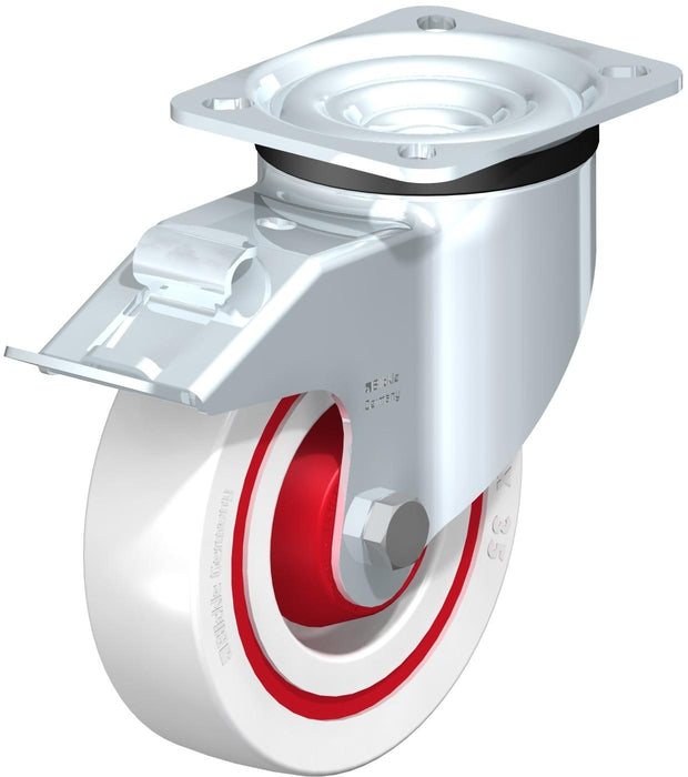 Roulette pivotante à frein 5" en nylon, capacité 484 lb Blickle - Quincaillerie G.H. Berger