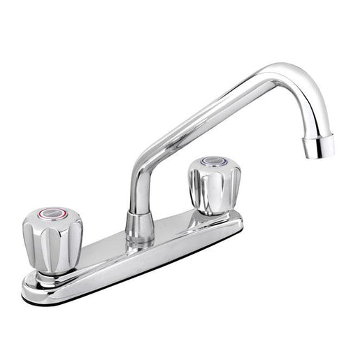 Robinet de cuisine à 2 poignées - Chrome - Quincaillerie G.H. Berger