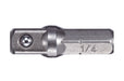 Adaptateur (1/4" hex. à 1/4" carrée) x1" VEGA Industries - Quincaillerie G.H. Berger