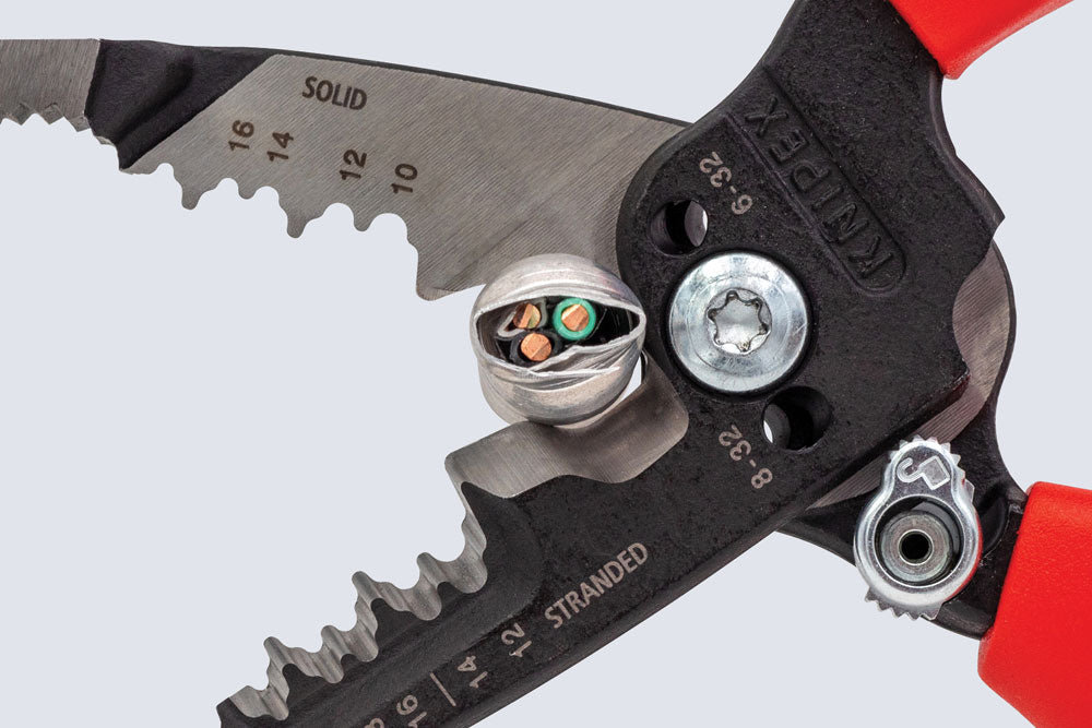 Pince coupante/à dénuder 8", cal. 10-20 Knipex - Quincaillerie G.H. Berger
