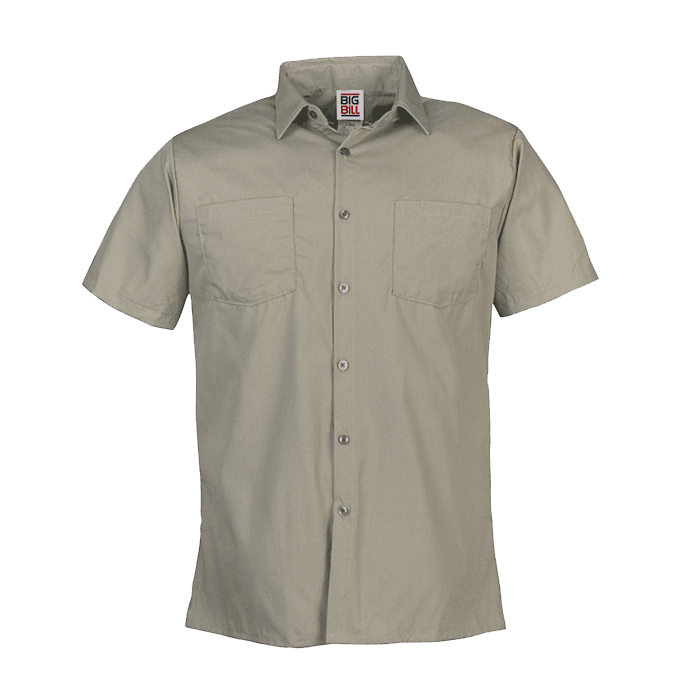 Chemise de travail à manche courte, en Poplin Big Bill - Quincaillerie G.H. Berger