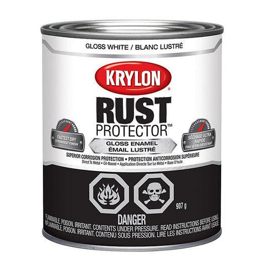 Peinture antirouille Rust Protector - Blanc - Fini lustré - 946ml - Quincaillerie G.H. Berger