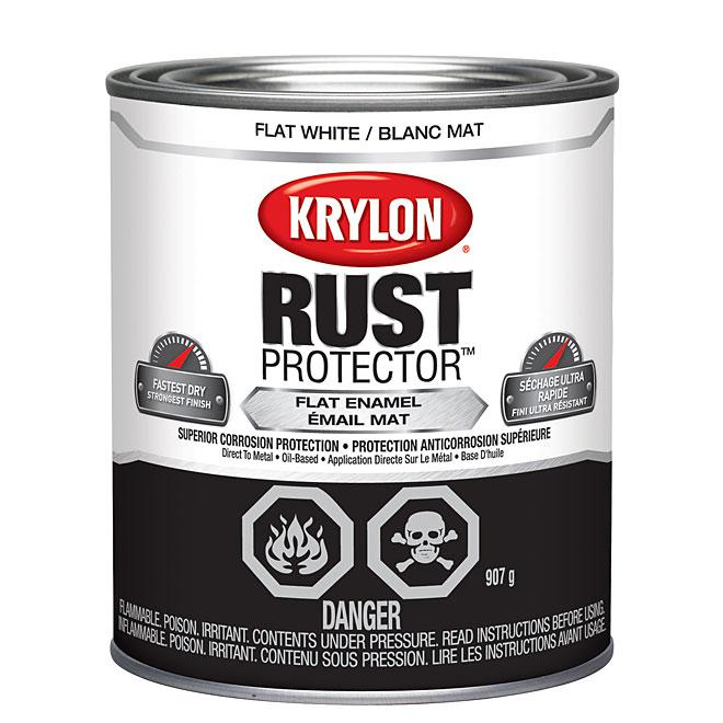 Peinture antirouille Rust Protector - Blanc - Fini mat - 946 ml - Quincaillerie G.H. Berger