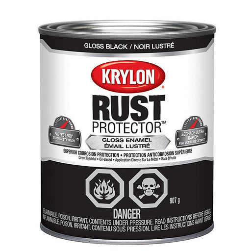 Peinture antirouille Rust Protector - Noir - Fini lustré - 946ml - Quincaillerie G.H. Berger