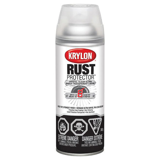 Peinture antirouille émaillée aérosol Rust Protector Krylon - Clair - Fini lustré - Quincaillerie G.H. Berger