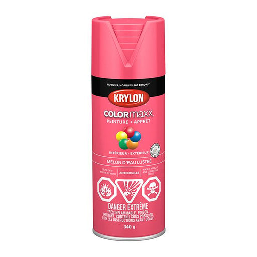 Peinture en aérosol Krylon COLORMAXX 340g lustrée - Melon d'eau - Quincaillerie G.H. Berger